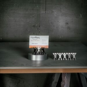 Magnetische papierhouder met clip mannetjes