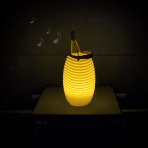 Kooduu; bluetooth speaker, wijnkoeler & lamp in 1!